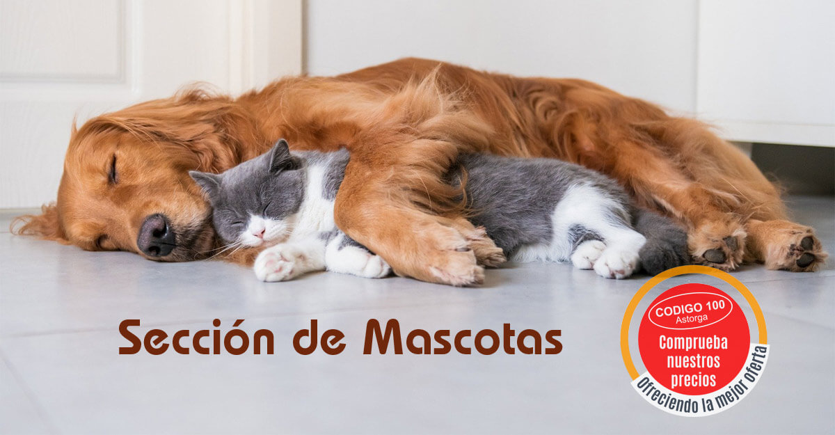 Sección mascotas tienda Código 100 Astorga