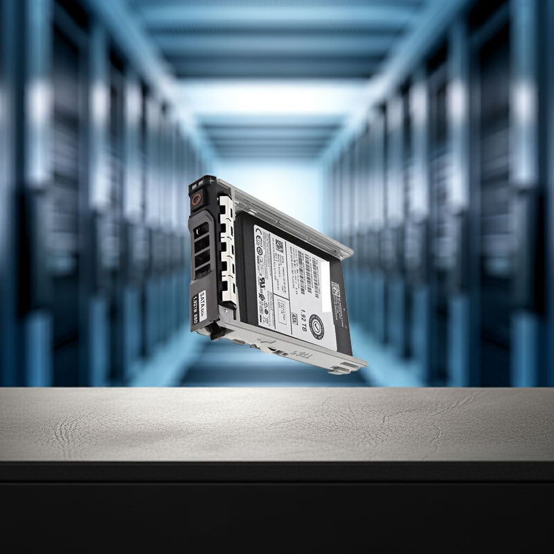 SSD Dell PowerEdge em seu caddy hot-swap de 2.5 polegadas