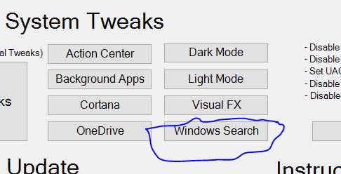 Chris First GUI Dec2020  Windows Search