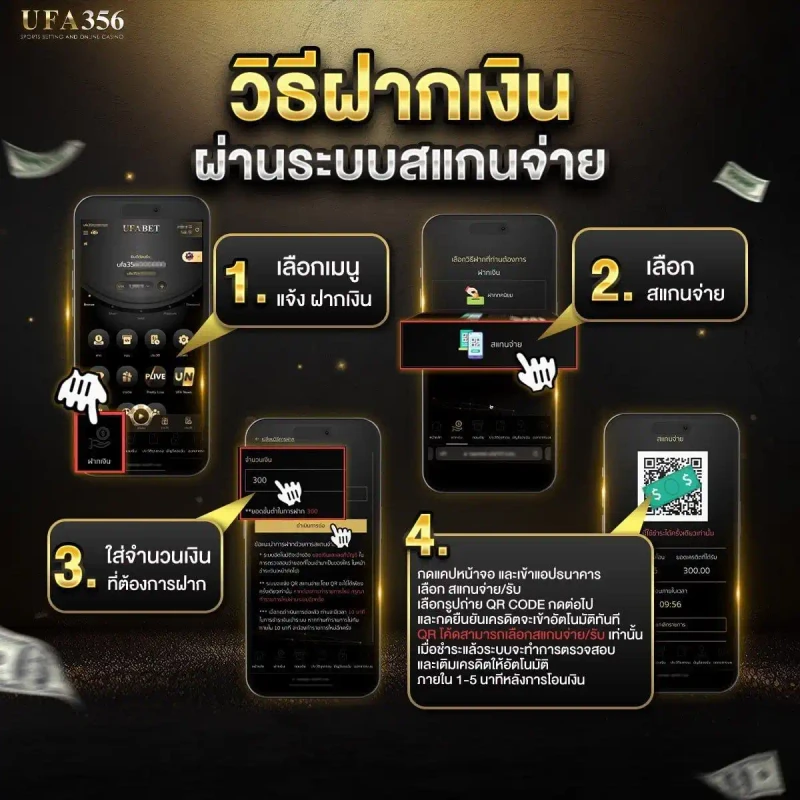 วิธีฝากเงิน UFABET คู่มือฝากเงินและตรวจสอบยอดก่อนทำรายการ