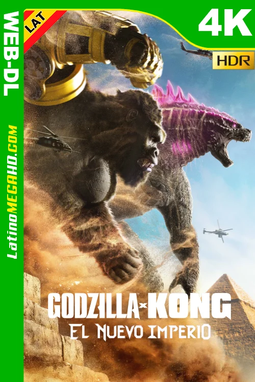 Godzilla y Kong: El nuevo imperio (2024) Latino UltraHD HEVC HDR10+ AMZN WEB-DL 2160P ()