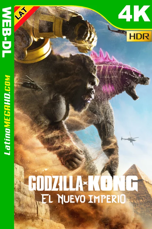 Godzilla y Kong: El nuevo imperio (2024) Latino UltraHD HEVC HDR10+ AMZN WEB-DL 2160P