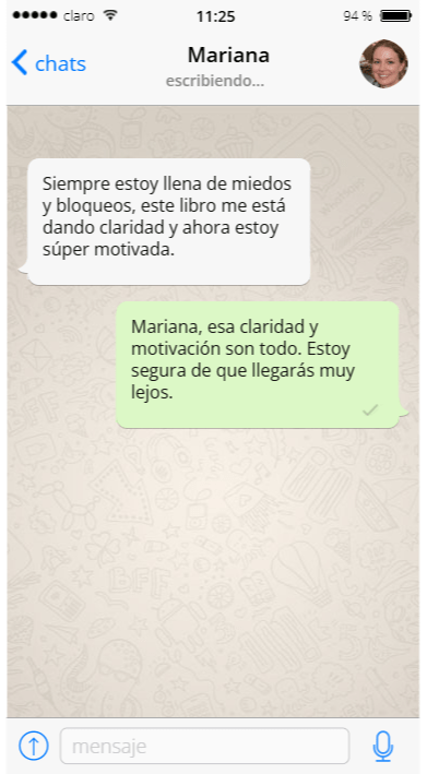 Testimonio WhatsApp 2