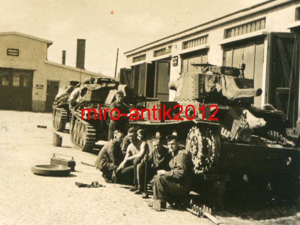 Foto, Panzerregiment 8, Panzer 38 (T), Nahaufnah