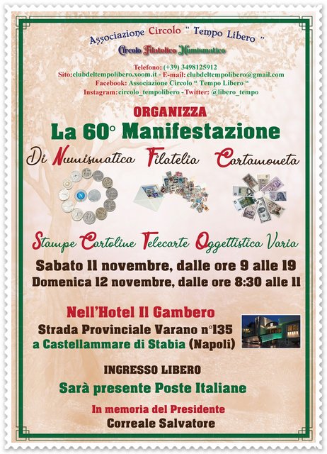 domenica - Collezionismo: Sabato 11 e Domenica 12 novembre il Memorial Correale Volantino-front-retro-novembre-finale-2023-Pagina-1