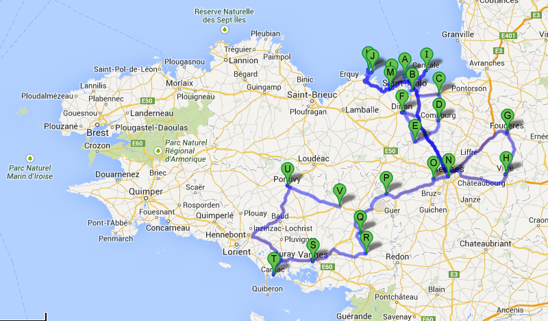 BRETAÑA - Diarios, Noticias y Tips - Itinerarios de 5 y 6 días (tip 2 de 3), Region-Francia (23)