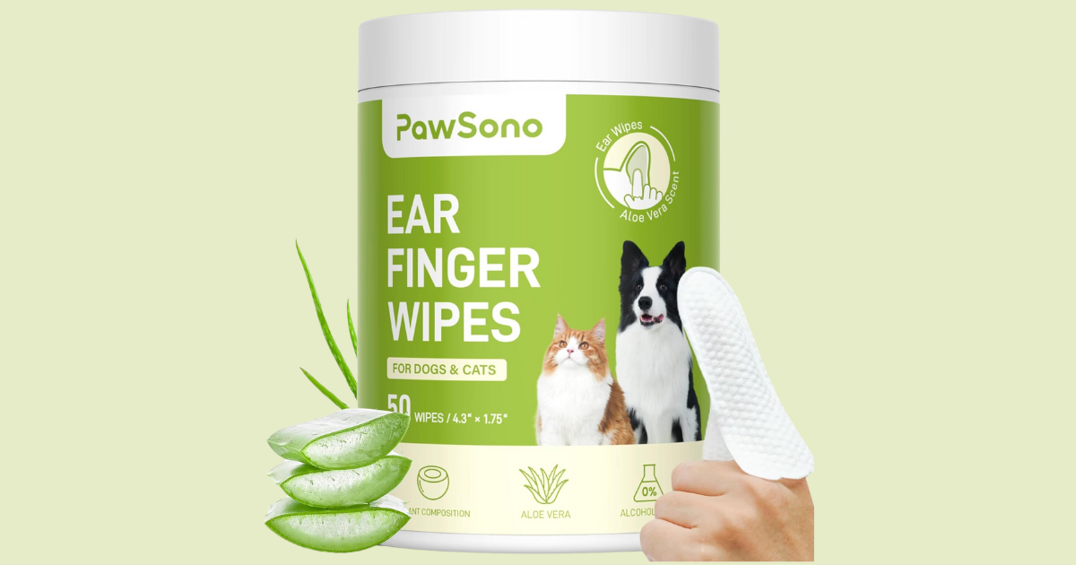 PawSono Ear Finger Wipes for Dogs & Cats: Under on Amazon! PawSono Ear Finger Wipes for Dogs & Cats: Under on Amazon!