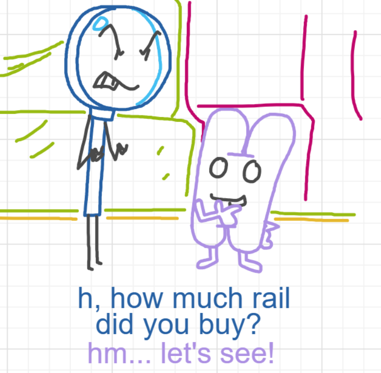 A panel from A Murder On The, episode six of the Board Boards object show by Furretwalk/WalkingFurret.