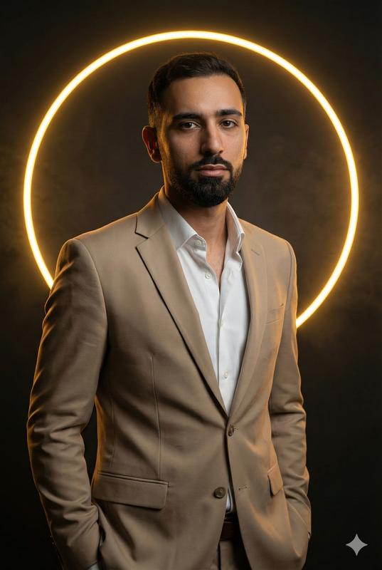 Neon Halo Suit — Absolute Identity Lock