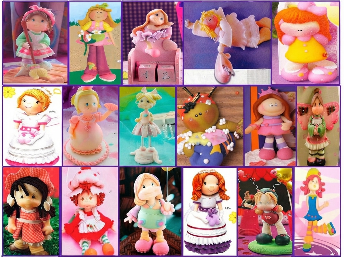 Elabora muñecas en porcelanicron manualidades 