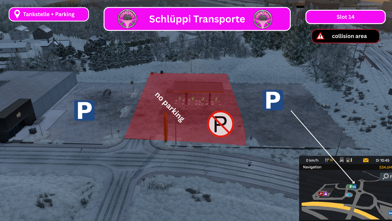 Slot 14 | Tankstelle + Parking