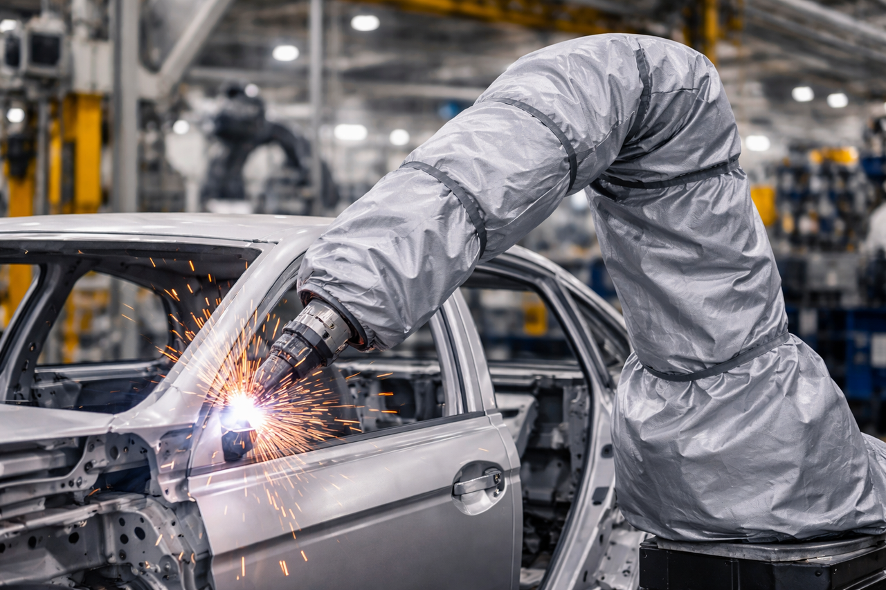 Technical structure installed to reduce industrial equipment exposure