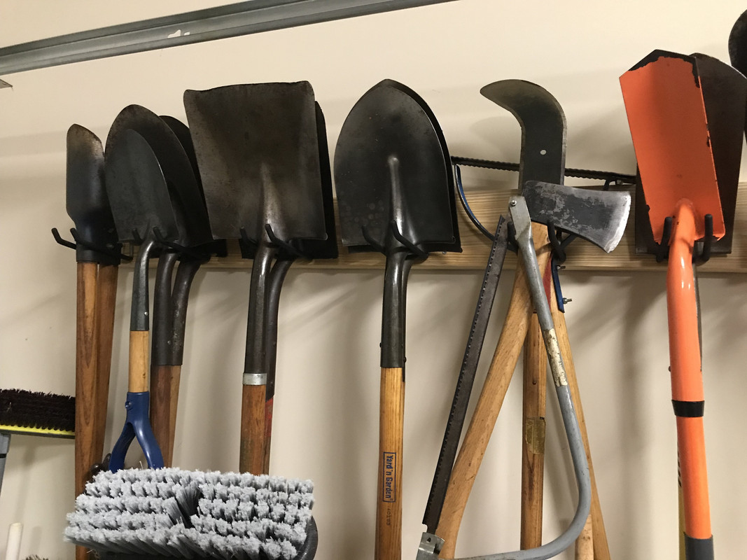 Long handle tool storage deals