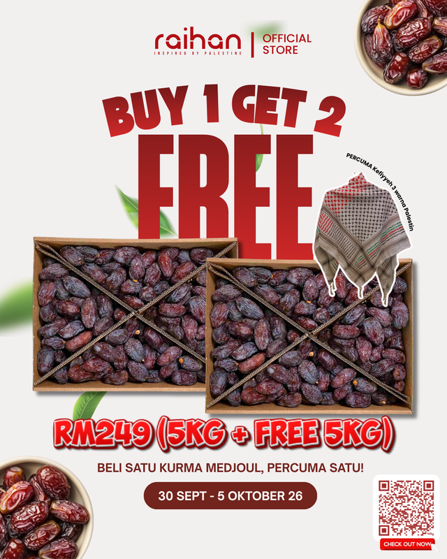 Buy 1 Get 1 Free Kurma Medjoul 5KG