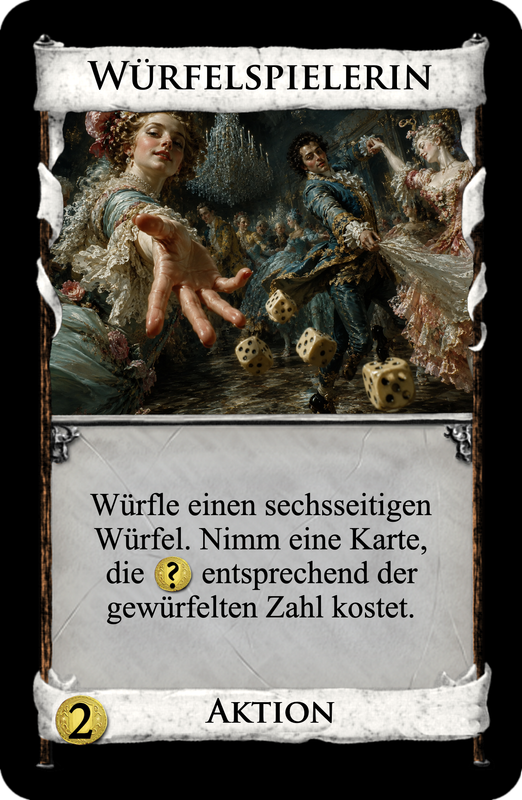 Wu rfelspielerin