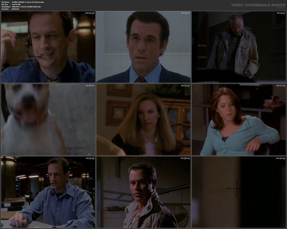 Profiler S04E06 To Serve & Protect.mkv