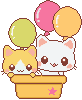 cat balloons