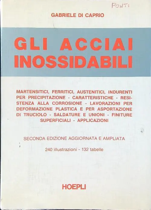 Gabriele Di Caprio - Gli acciai inossidabili (1981)