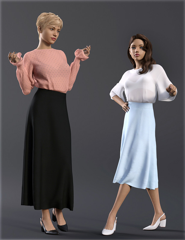dForce H&C Long Skirt Outfit for Genesis 8 Female(s) dForce H&C Long Skirt Outfit for Genesis 8 Female(s)