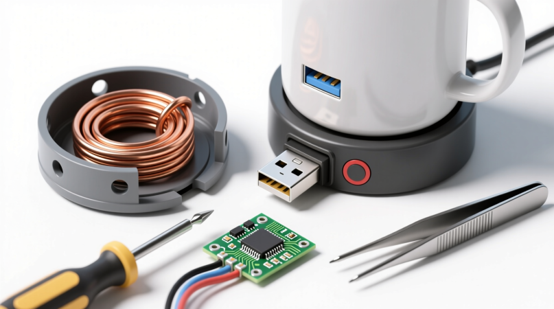 Ремонт USB-обогревателя кружки