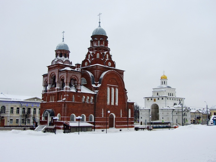 Новогодний Владимир - маленький снежный фоторассказ (+ Боголюбово и храм Покрова на Нерли)