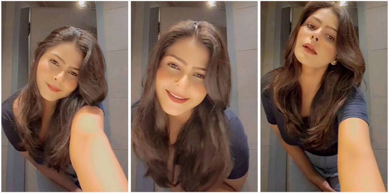 Beautiful Girlfriend Showing & Giving Blowjob to BF
