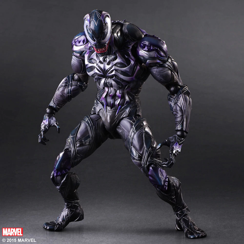 Black Venom Action Figure Spider Man Marvel Comic Statue Toy