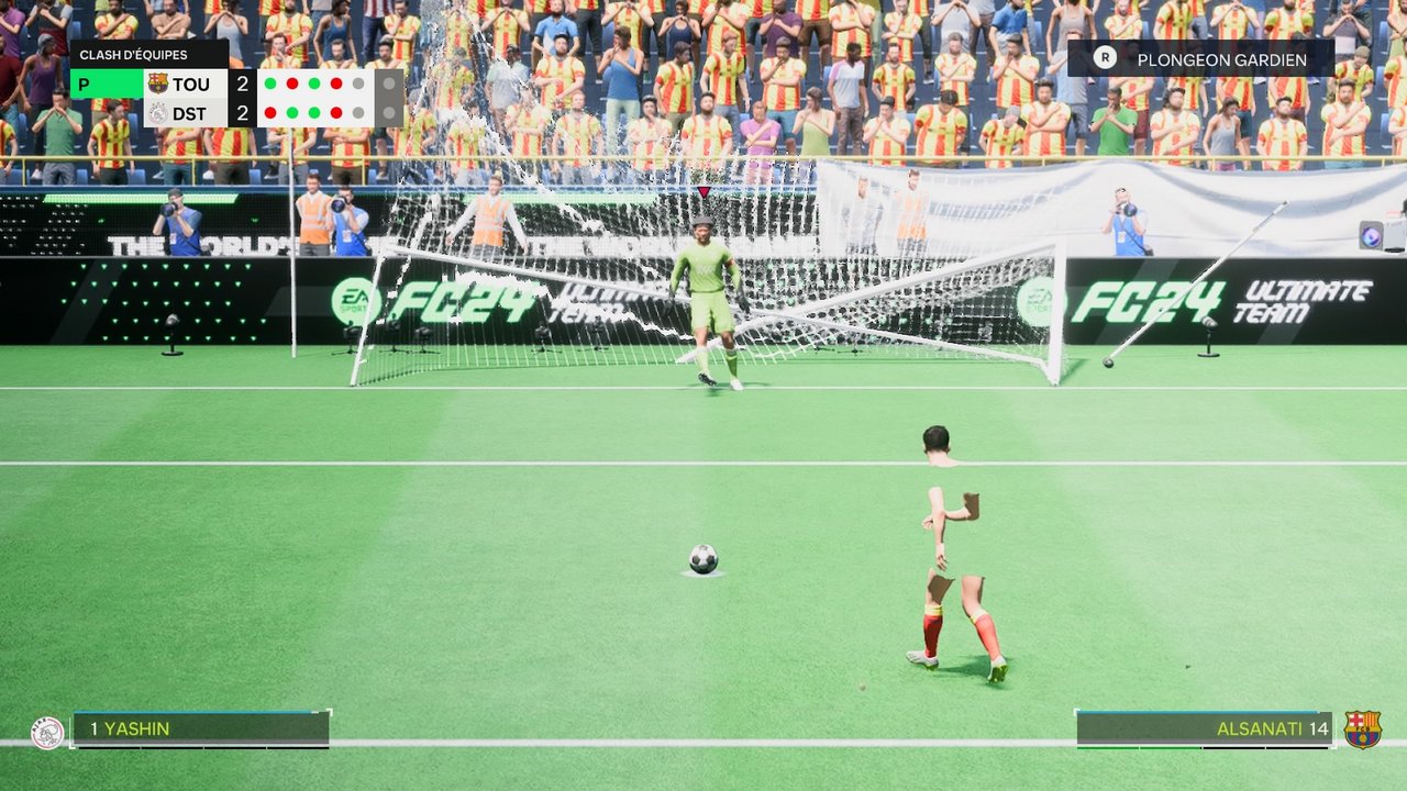 FC 24 Clashs d'équipes UT 0-0 (2-2 Tab) UT - UT, TAB