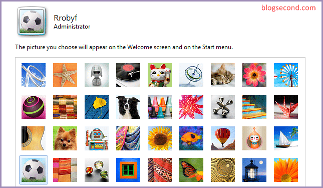 Mengubah Gambar Profil Administrator Windows