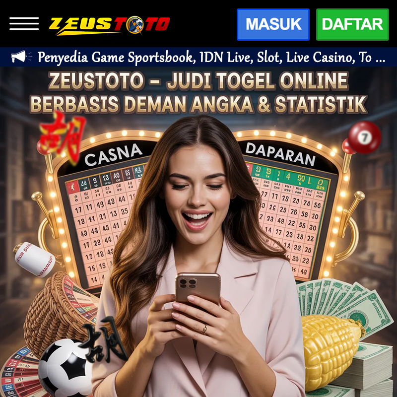 ZEUSTOTO - Judi Togel Online Berbasis Data Angka & Statistik image 1