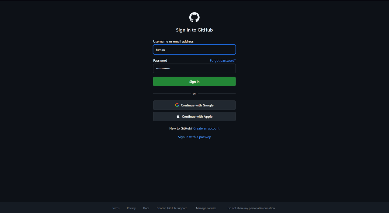 Create Account