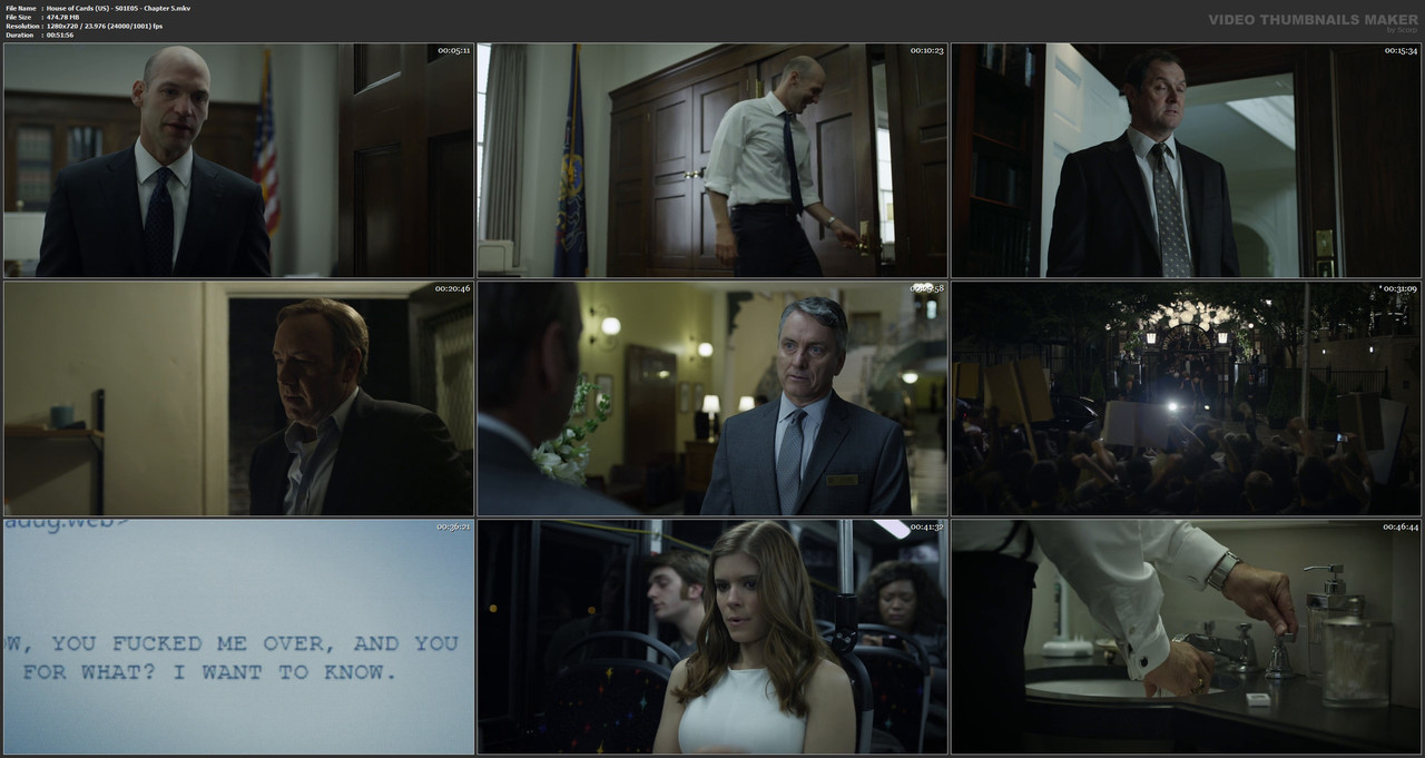 House of Cards (US) - S01E05 - Chapter 5.mkv