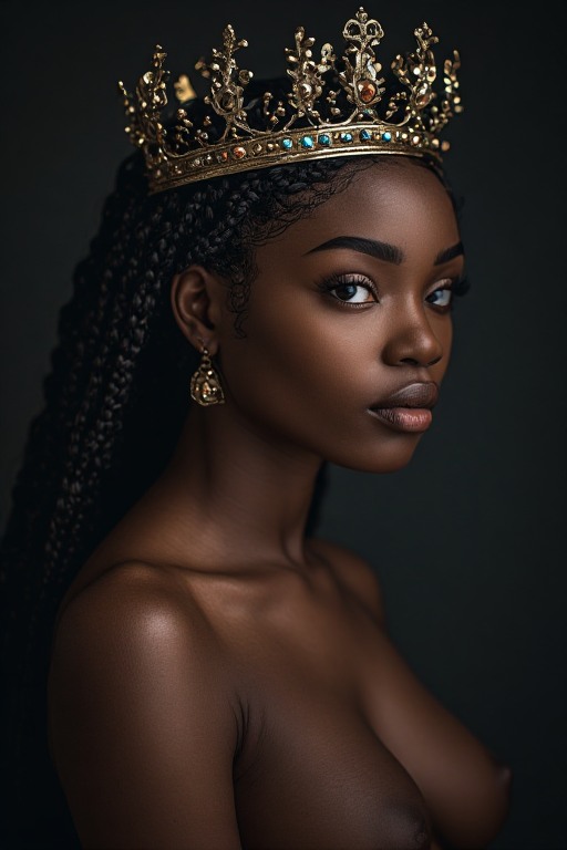 Naked-ebony-Queen-crown-stands-(13)
