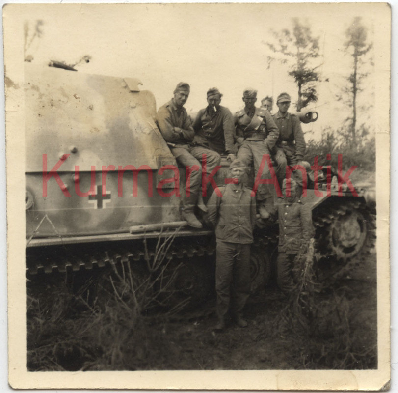 Foto Wehrmacht Russland schwerer Panzer Jäger Ferdinand