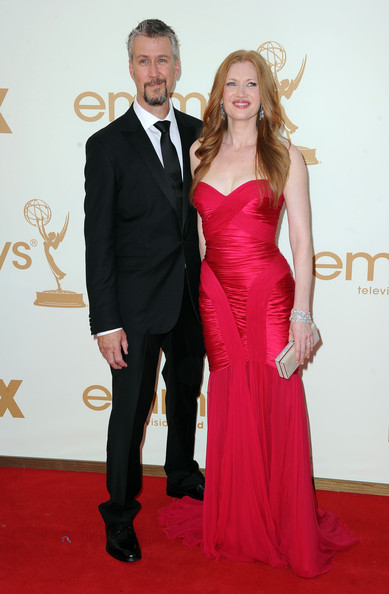 Mireille Enos with cool, Husband Alan Ruck 
