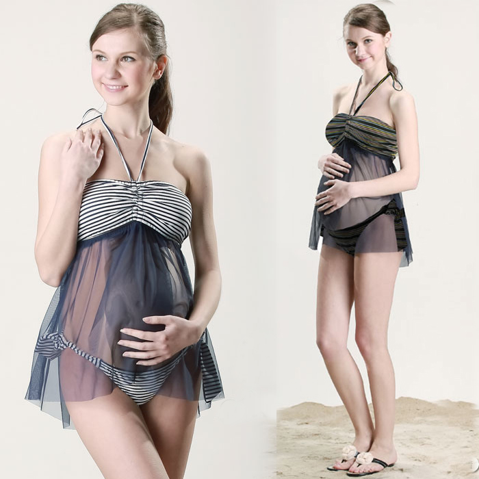 Costume Da Bagno Premaman Tankini - Reggiseno Rimovibile, Comodo E Sexy Per Gravidanza - Foto 2