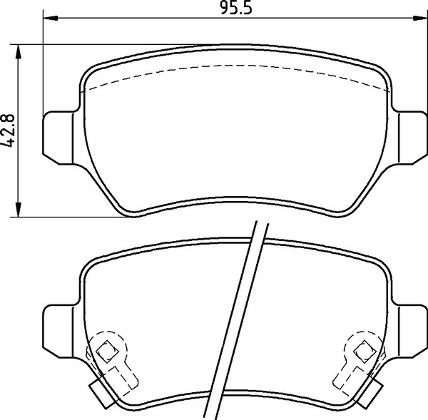 Ceramic Rear Brake Pad Set Ceramic Rear Brake Pad Set