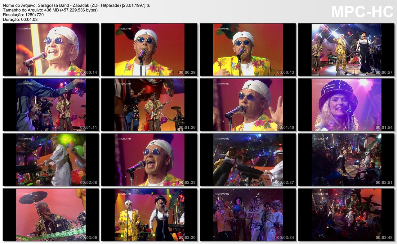 Saragossa Band - Zabadak (ZDF Hitparade) [23.01.1997]