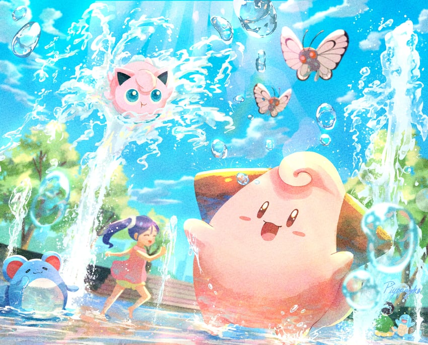 jigglypuff-squirtle-marill-butterfree-an