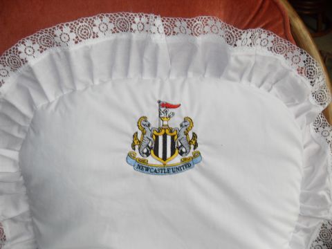 Machine Embroidery for Newcastle Logos