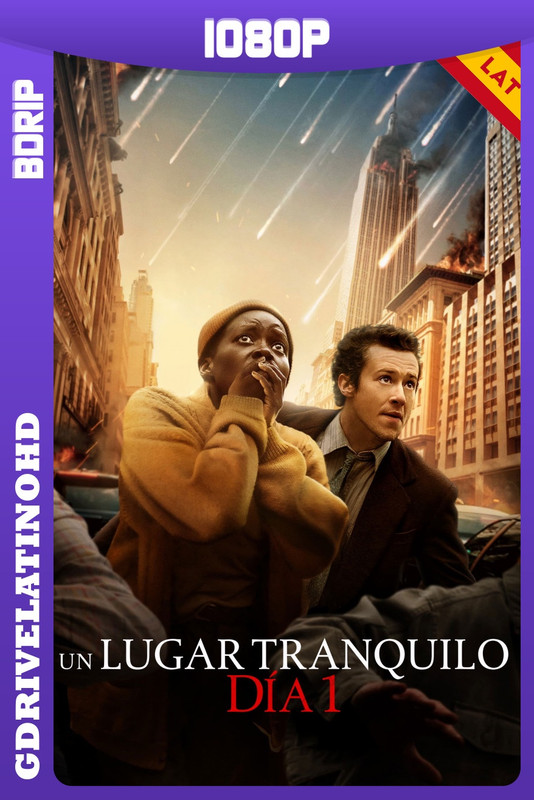 Un lugar en silencio: Día uno (2024) BDRip 1080p Latino-Inglés