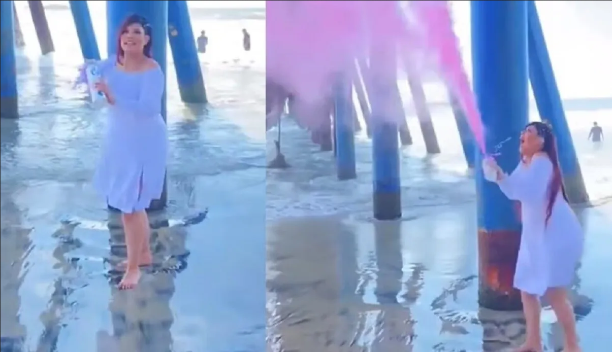Mamá soltera se vuelve viral por hacer la revelación de género de su bebé