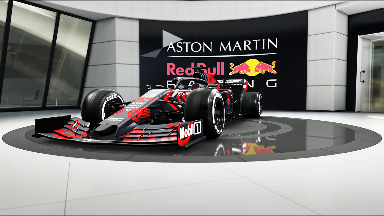 F1 2019] Camo Aston Martin RedBull Racing RB15 – FOM version – When Boredom  Strike… Play Games