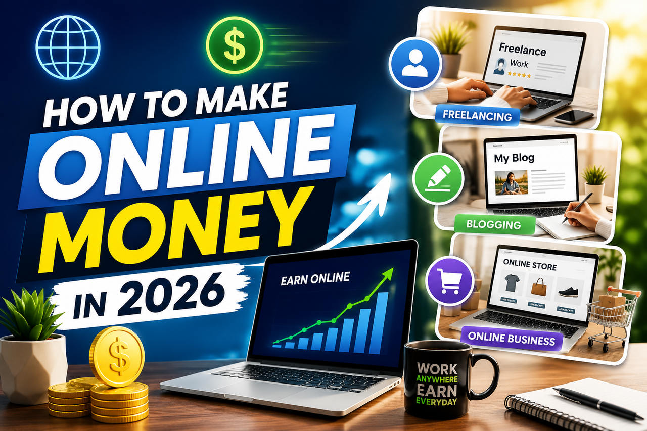 How to earn online money in 2026