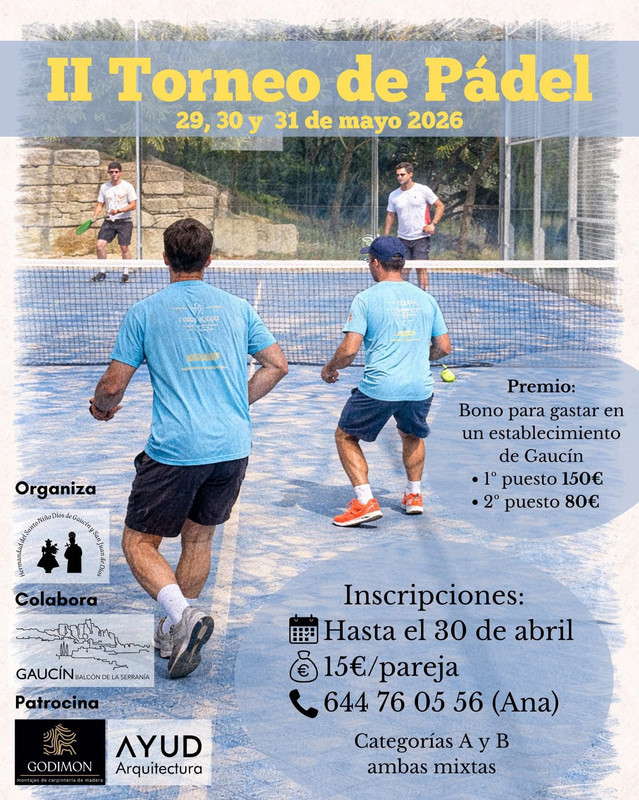 II Torneo de Pádel de Gaucín