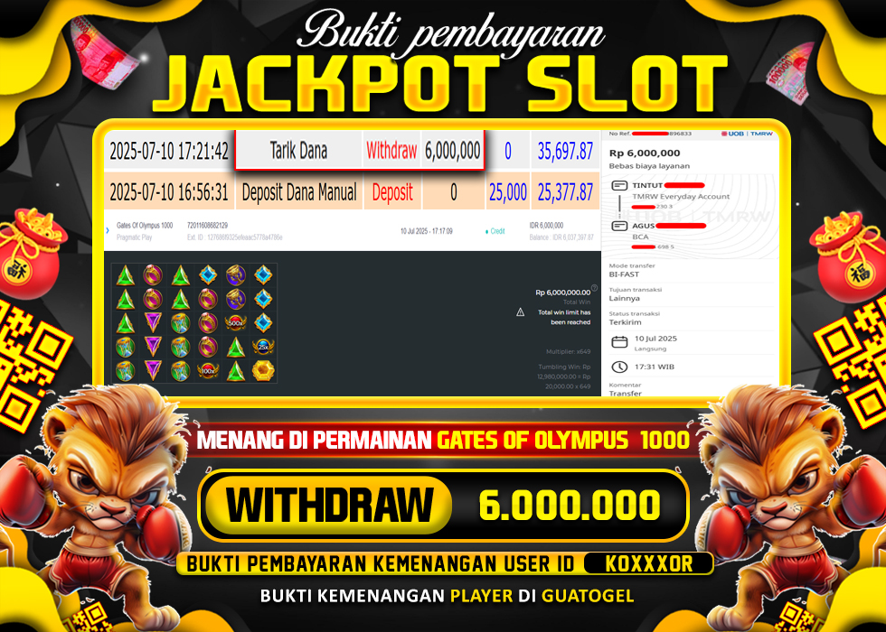 BUKTI JACKPOT LUNAS GUATOGEL