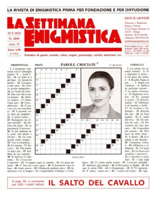 La Settimana Enigmistica N.4809 - 23 Maggio 2024