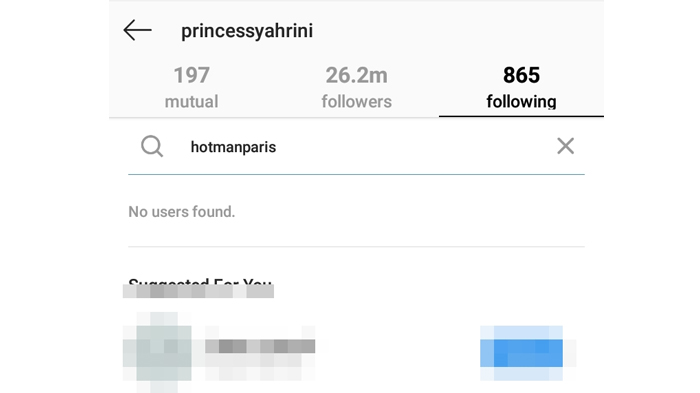 Syahrini unfollow Hotman Paris