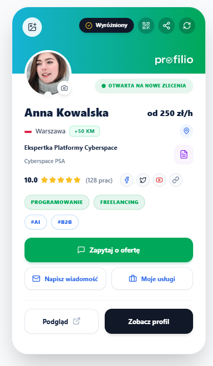 Podgląd Usługi