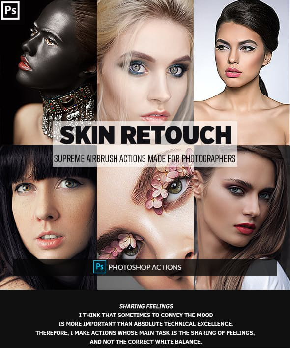 Easy Skin Retouch Photoshop Actions